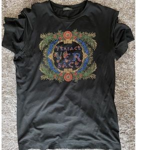 VERSACE EMBELLISHED T-SHIRT